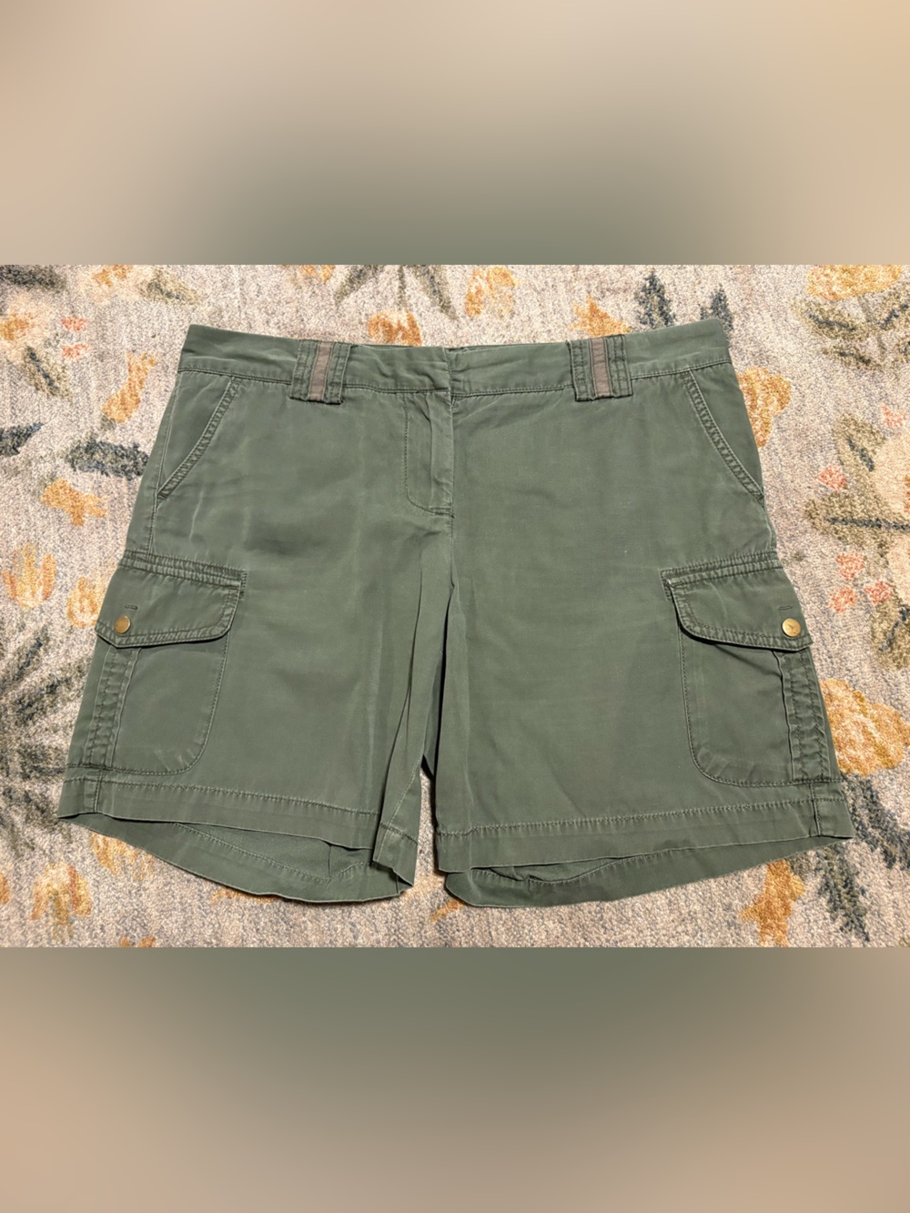 J.Crew City Fit Chino Shorts Red Size 10 Preppy Summer Classic